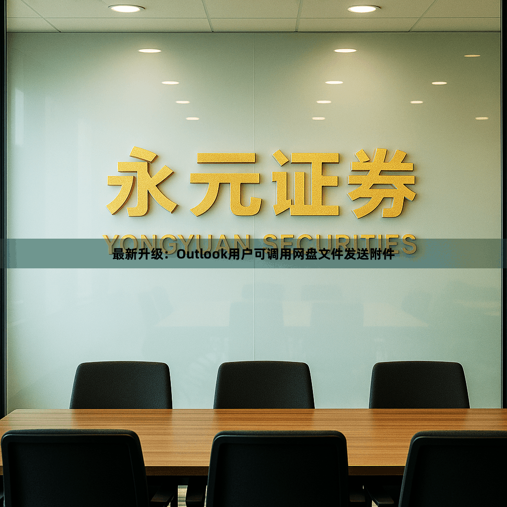 最新升级：Outlook用户可调用网盘文件发送附件