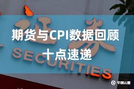 期货与CPI数据回顾 十点速递