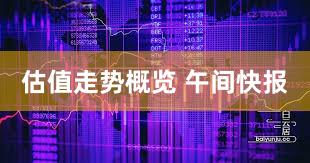 估值走势概览 午间快报